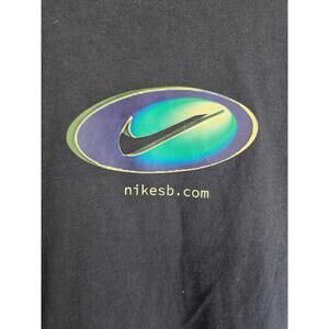 Nike Skateboarding  Navy Logo Tee Loose Fit (S)